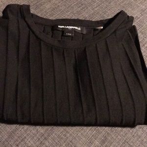 Karl lagerfeld pleated shirt
